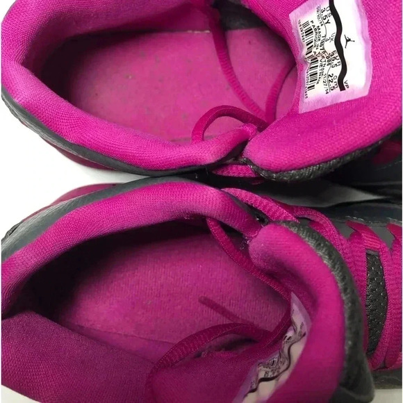 Jordan Flight Origin 2 GG Grey & Fuchsia Shoes - Picture 8 of 10